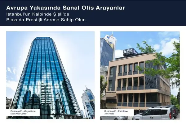 Business 93 Sanal Ofis - Hazır Ofis - Co-Working ve Toplantı Odaları